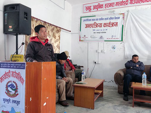 AF Organized an Interaction Program on Reparative Needs of the Victims in Marsyangdi Rural Municipality, Lamjung
