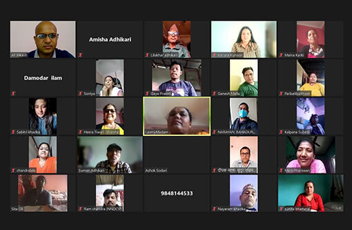 Advocacy Forum-Nepal (AF) Organized a Psychological Counseling Session (via zoom) for Conflict Victims on the Occasion of International Week of the Disappeared, 2021