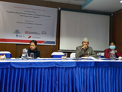 AF Co-organized a Panel Discussion on: Conflict – related Sexual Violence in Nepal