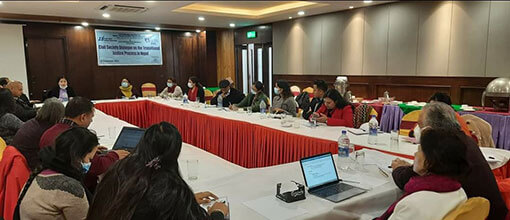 Advocacy Forum-Nepal convened a dialogue on the TJ process with Civil Society Organizations