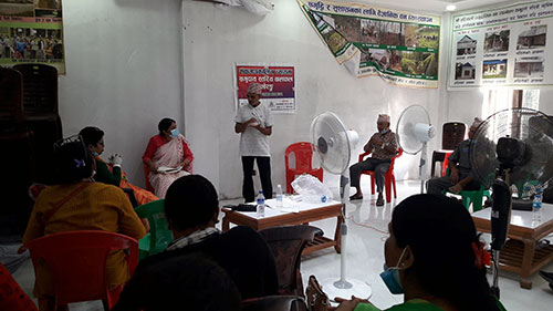 A Community-Level TJ Meeting held in Pathari, Morang: Victims Plan to Submit A Memorandum to the Local Government